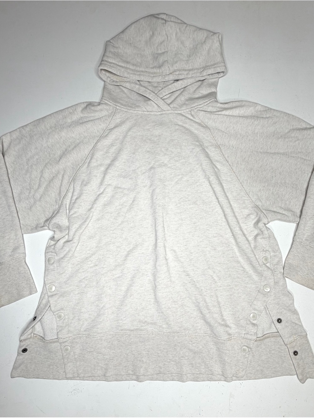 Aerie "Oh Snap!" Side-Snap Oversized Hoodie Sz M